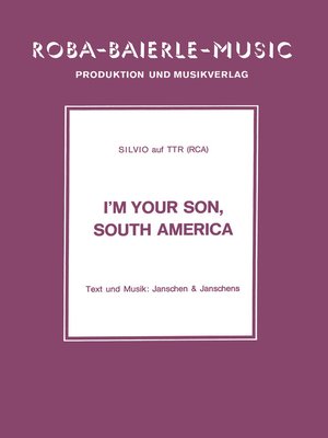 cover image of I'm your Son, South America